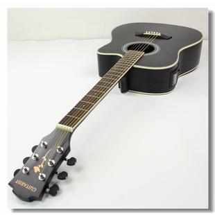 4琴1寸椴木A民谣缺角木吉他AG41EQ练习j黑itaG41哑光色