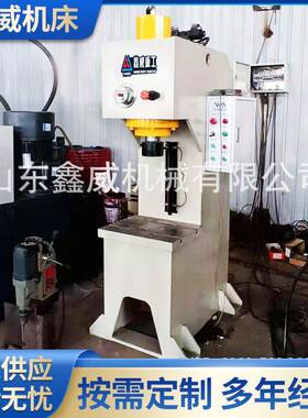 YL41-63吨单柱压力机C型轴承压装设备金属冲孔压装成型单臂液压机