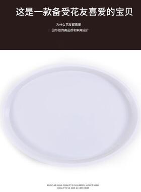 现货销售塑料椭圆形接水盘加厚坚固耐用花盆底托椭圆型托盘