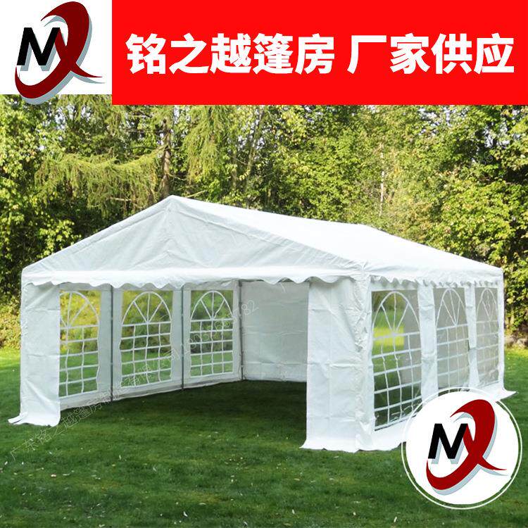户外移动pvc镀锌管pe帐蓬5x6大排档仓库停车雨篷小活动蓬遮阳棚