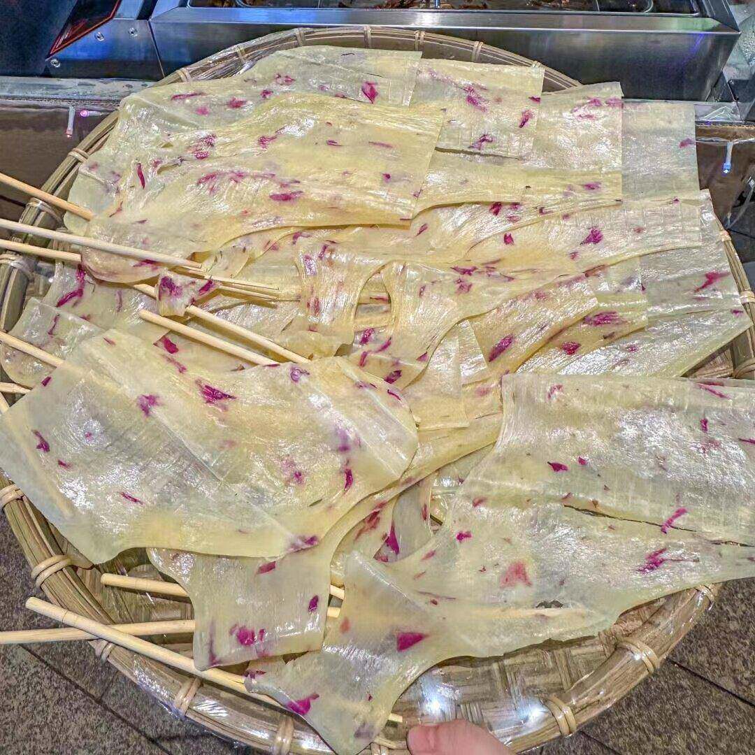 大理乳扇云南特产玫瑰乳扇烤乳扇条奶皮子即食手工鲜烤奶酪奶片子