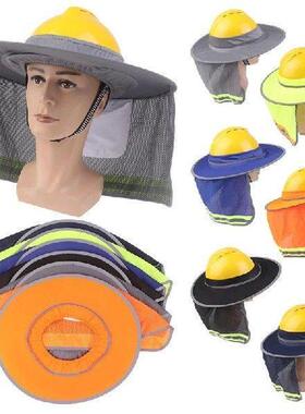 Hard Hat Sun Neck Shield Summer Helmet Mesh Sunshade High