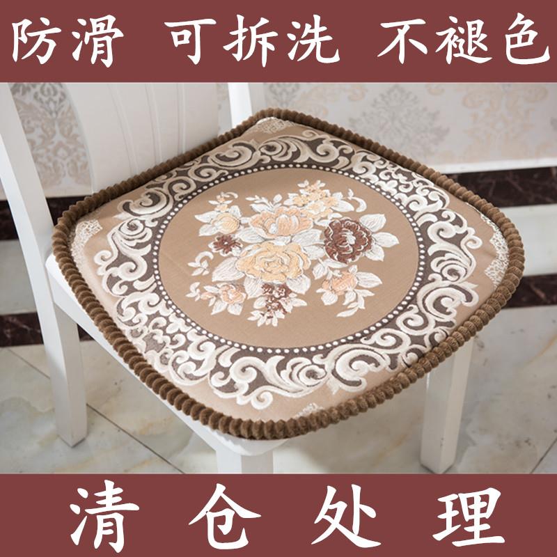 欧式餐椅垫坐垫垫子地垫家用屁股西餐椅子坐凳办公室高级感羊羔毛