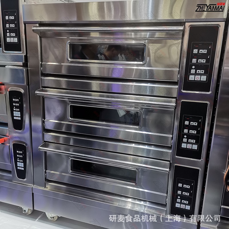 定制工业110烤箱商用 船用不锈钢二层三层烘焙烤炉燃气型大烤箱