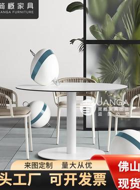 北欧户外藤椅三件套休闲家用创意设计师露台庭院阳台网红藤编桌椅