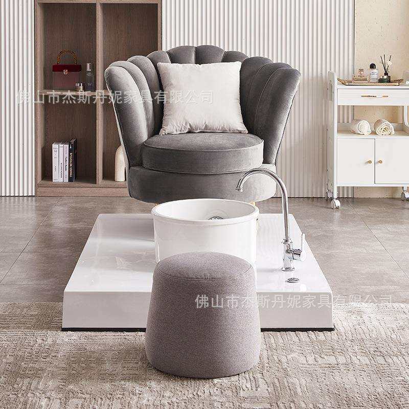 美甲沙发电动足浴按摩椅手足护理多功能洗脚椅专用美睫沙发美足椅