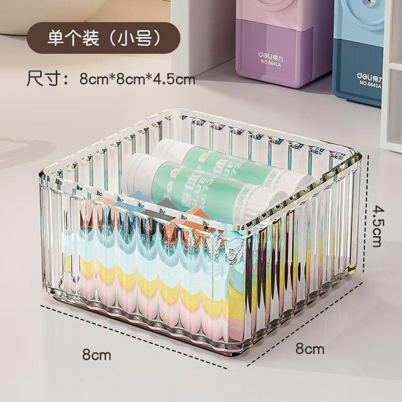 亚克力化妆品桌面收纳透明首饰盒