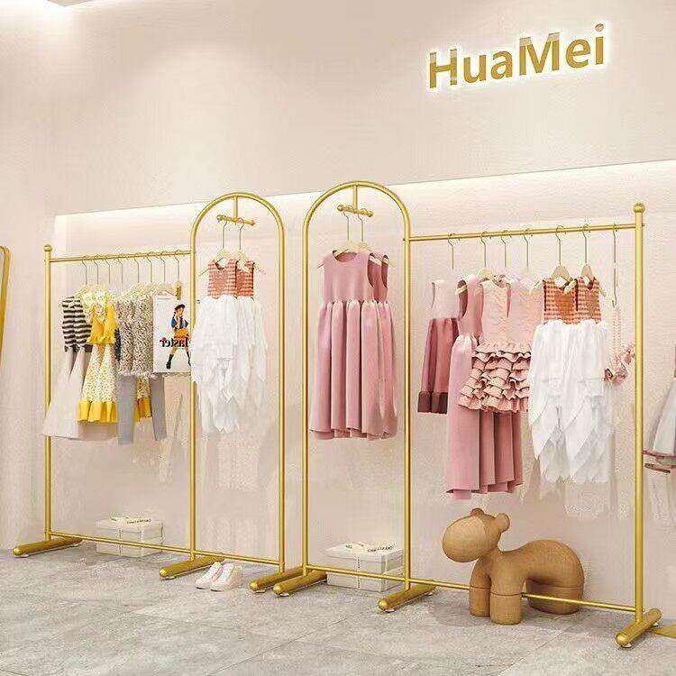 服装店展示架落地式正挂侧挂组合道具陈列架创意女装店挂衣服架子