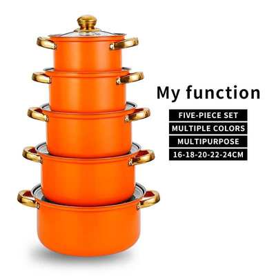 16-18-20-22-24CM不锈钢套装锅锅具套装cooking pot cookware set