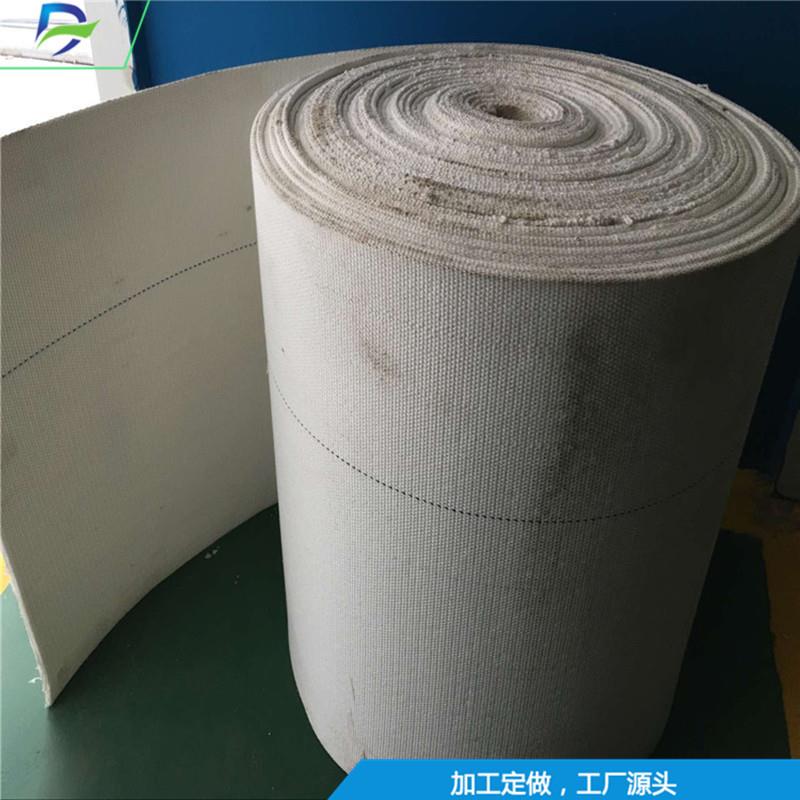 推荐水泥厂硫化布B710宽透气布耐高温170度空气斜槽帆布