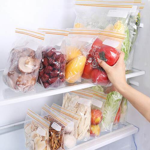 Sealed Freshness Food Storage Bags, Self-Sealing Home Use Pl