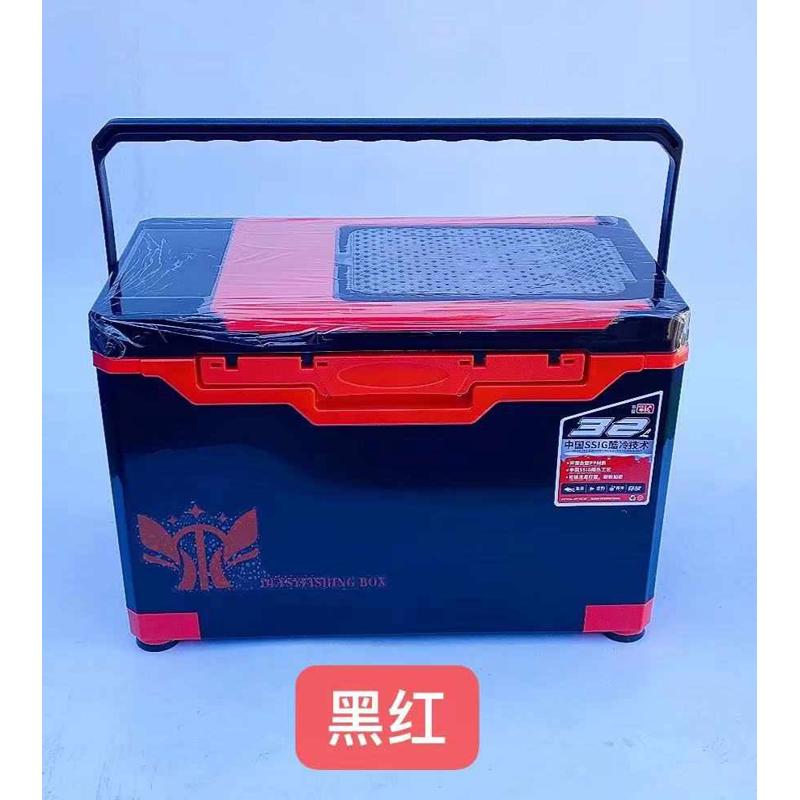 四脚升降隐藏靠背钓箱多功能钓鱼箱