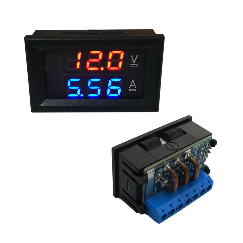 H28UI303 直流 双显数字 数显 电压电流表 20A30A50A 自带分流器