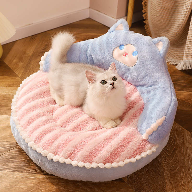 猫咪猫睡觉沙发通用狗窝窝的小型冬季宠物用品床保暖垫子犬猫四季