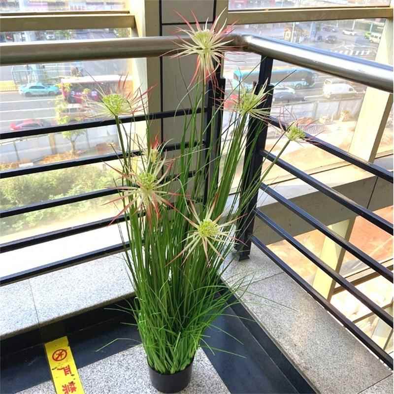 工厂仿葱真盆栽植物882C店洋草民晴天草芦苇水生绿植宿摆件手工