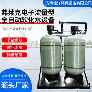 20T软化水设备双阀双罐20吨钠离子交换设备FLECK全自动软化水设备