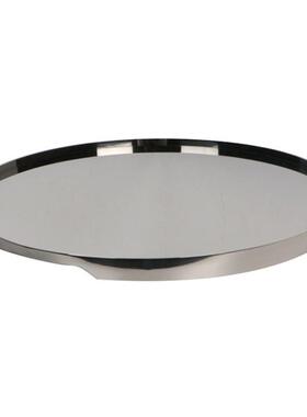 现代奢极简不锈钢轻方圆镜面托用盘家样房装饰陈列板高端收WLT纳