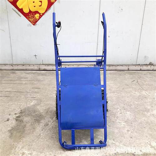 电瓶动力两轮手推车 家用充电型助力搬运车 果园爬坡运输平板推车