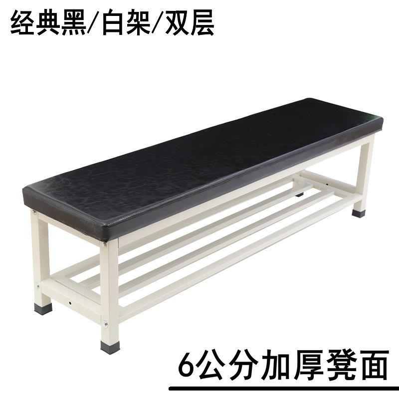 软包床尾凳沙发凳浴室休息区长凳健身房更衣室坐凳商用场所联排