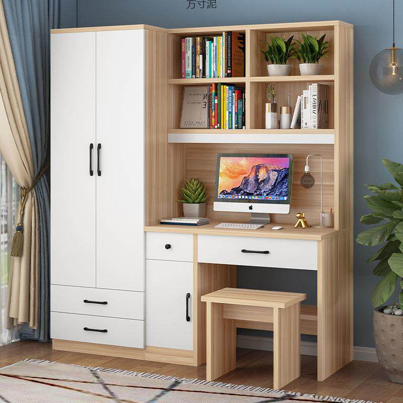 衣柜书桌卧一体小型室见详情家户用电脑桌带梳妆台儿童写书字台连