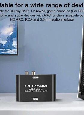 192Khz DAC Converter ARC SPDIF Optical To Optical 3.5mm L/R