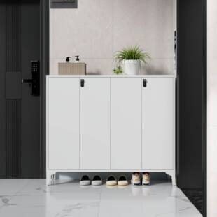 柜关家用门外制门202504口电梯口过道大容量置物玄柜锁储物柜 钢鞋