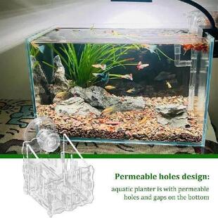 Aquarium Cups Planter Acrylic Suction