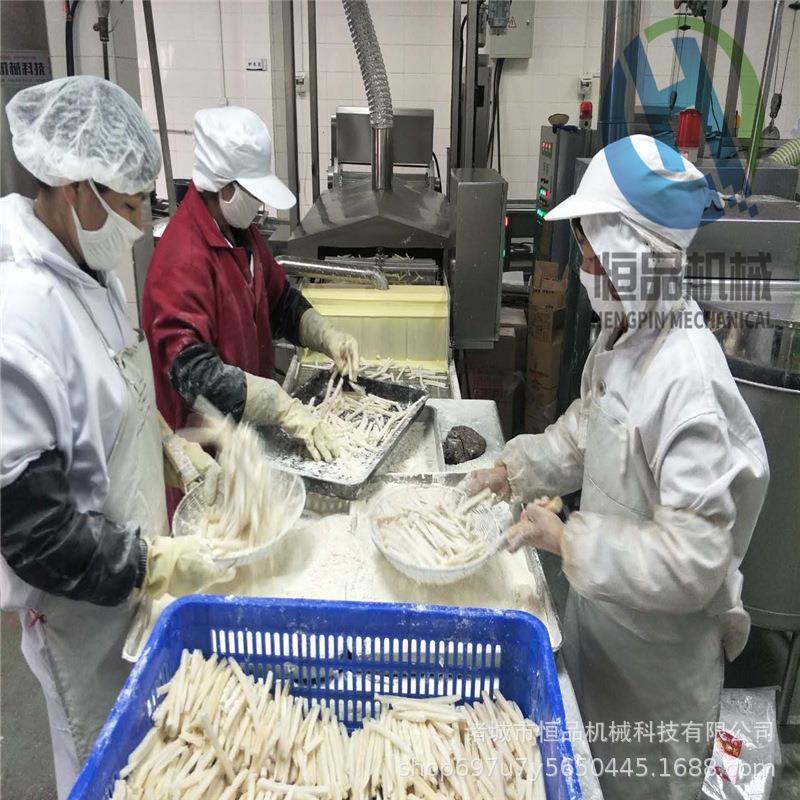 实体供应藕条上稀浆的机器 全自动藕条上浆机 配套连接藕条油炸机