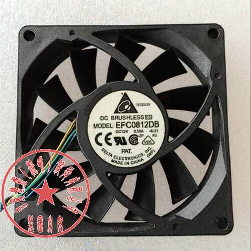 台达8015 8CM EFC0812DB CPU大风量4线PWM温控暴力风扇80*80*15MM