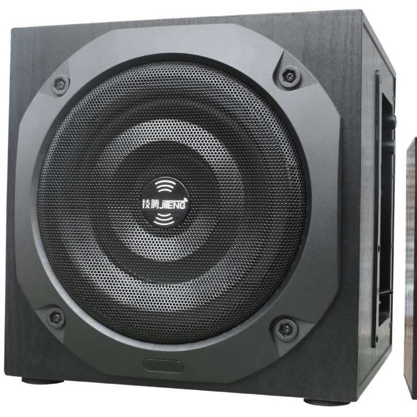 技腾 909蓝牙 6.5寸大口木质外观游戏音效电脑低音炮插卡插优盘