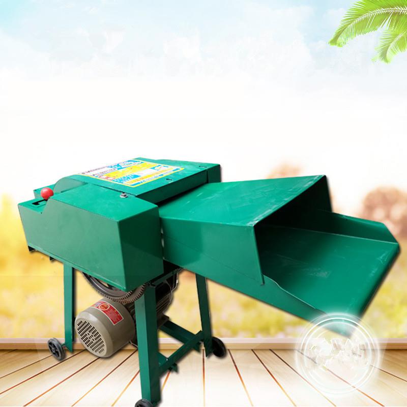 干草湿草铡草机牛羊饲料碎草机家用切草机秸秆青草稻草粉碎机