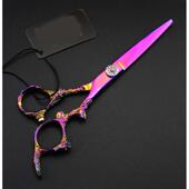 剪刀柄 剪xl20401 怪龙美发平6剪理发 剪打牙 粉色薄 寸.