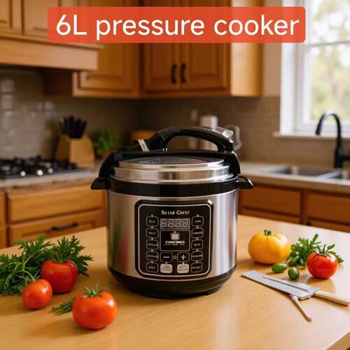 pressure-cooker家用高压电饭煲英文6L大容量电压力锅炖汤高压锅