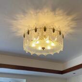 网红高档餐厅灯具 复古风格 轻奢吊灯美式 客厅灯后现代简约卧室个性