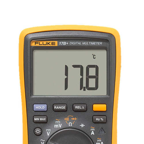 FLUKE/福禄克F17B+数字万用表自动量程高精度手持式可测温度