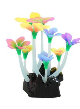 Artificial Coral Aquarium Decor Lifelike Safe Water Plant