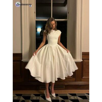 Elegant White Backless Party Maxi Dress Women Casual O Neck