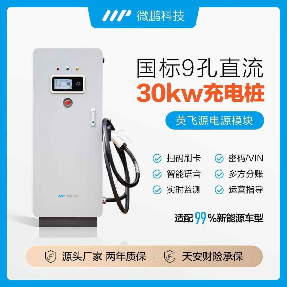 餐馆商铺饭馆民宿停车场快速充电桩30KW大功率新能源电动车充电桩