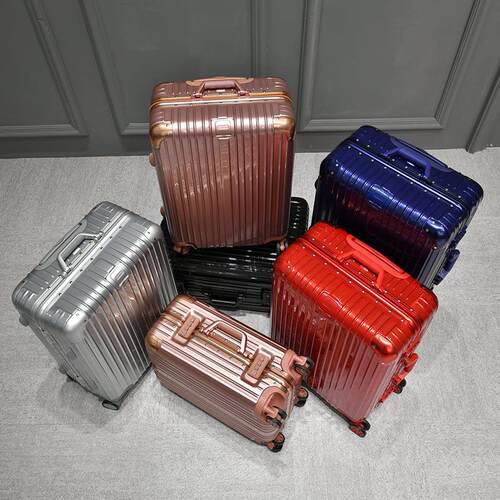 行李箱24寸铝框抗摔PC拉杆箱20寸登机箱旅行箱密码箱包行礼箱子28