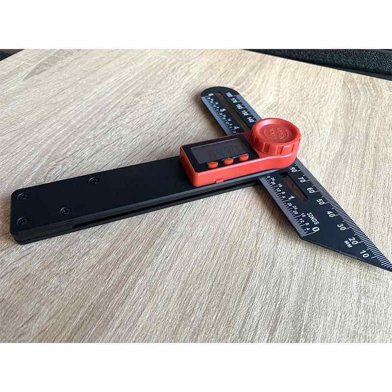 多功能数显T型活动角度尺水平尺直尺木工角尺数显卡尺