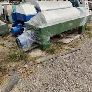 二手450两项分离卧螺旋离心机沉降脱水污泥处理固液分离设备