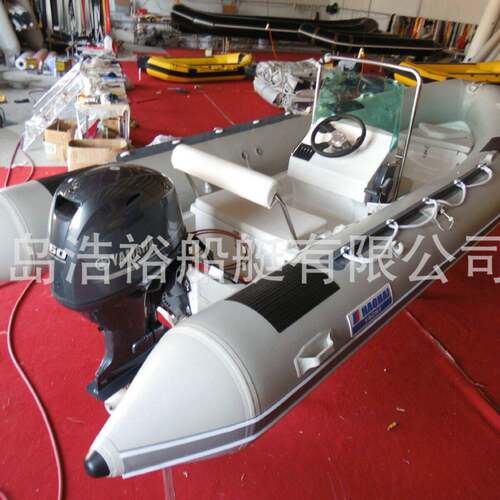 canto浩裕船艇RIB520A玻璃钢船游艇钓鱼艇冲锋舟橡皮艇抓鱼