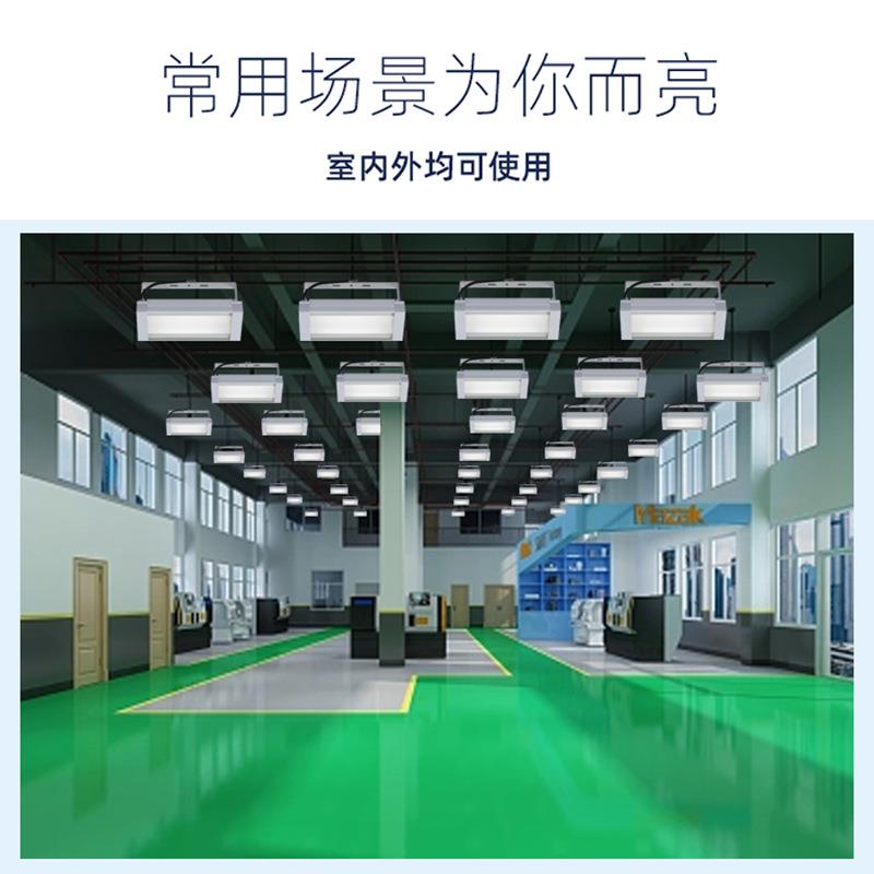 led防水投光灯工厂仓库灯车间商场照明修理厂房灯射灯加油站灯具