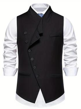 Z 25401 Men's Single Breasted Vest 西装马甲