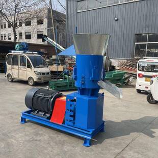 玉米秸秆草料自制养殖设备猪马牛羊饲料颗粒机小型家用220v造粒机