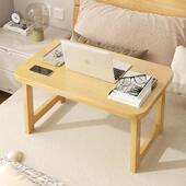 折叠桌床上实木电脑桌摆摊吃饭小餐桌简易家用宿舍小型便携放桌子