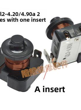 冰箱显示冷冻压缩机锤启动保护器Ql2-4.90A一针三针89016