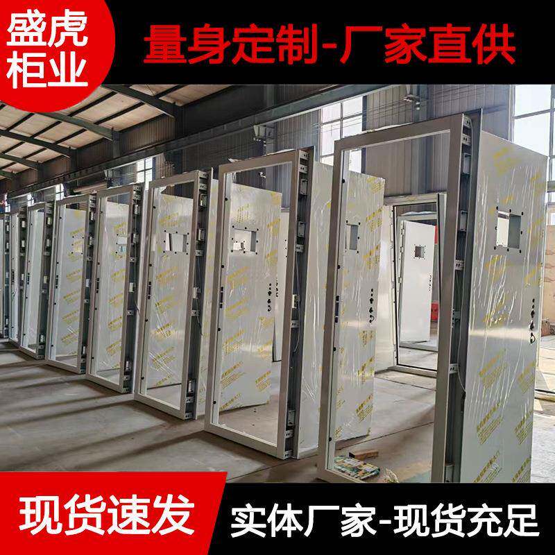 不锈钢门珠宝店库房门银行博物馆库房门防尾随联动门可移动金库房