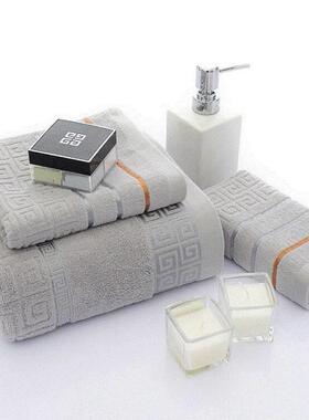 3Pcs Luxury Hotel Cotton Bath Towel Set Hand Face Towel 浴巾