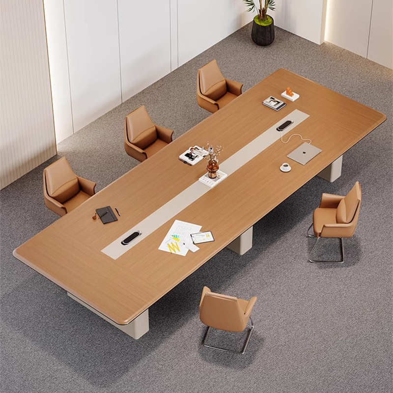 时尚会议桌洽谈桌椅组合开会议桌简约现代公司条形工作台长桌批发